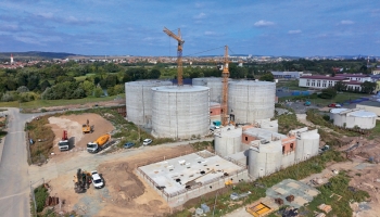 IMOS Brno a.s. je lídrem sdružení Výstavby kalového hospodářství v areálu ČOV Modřice